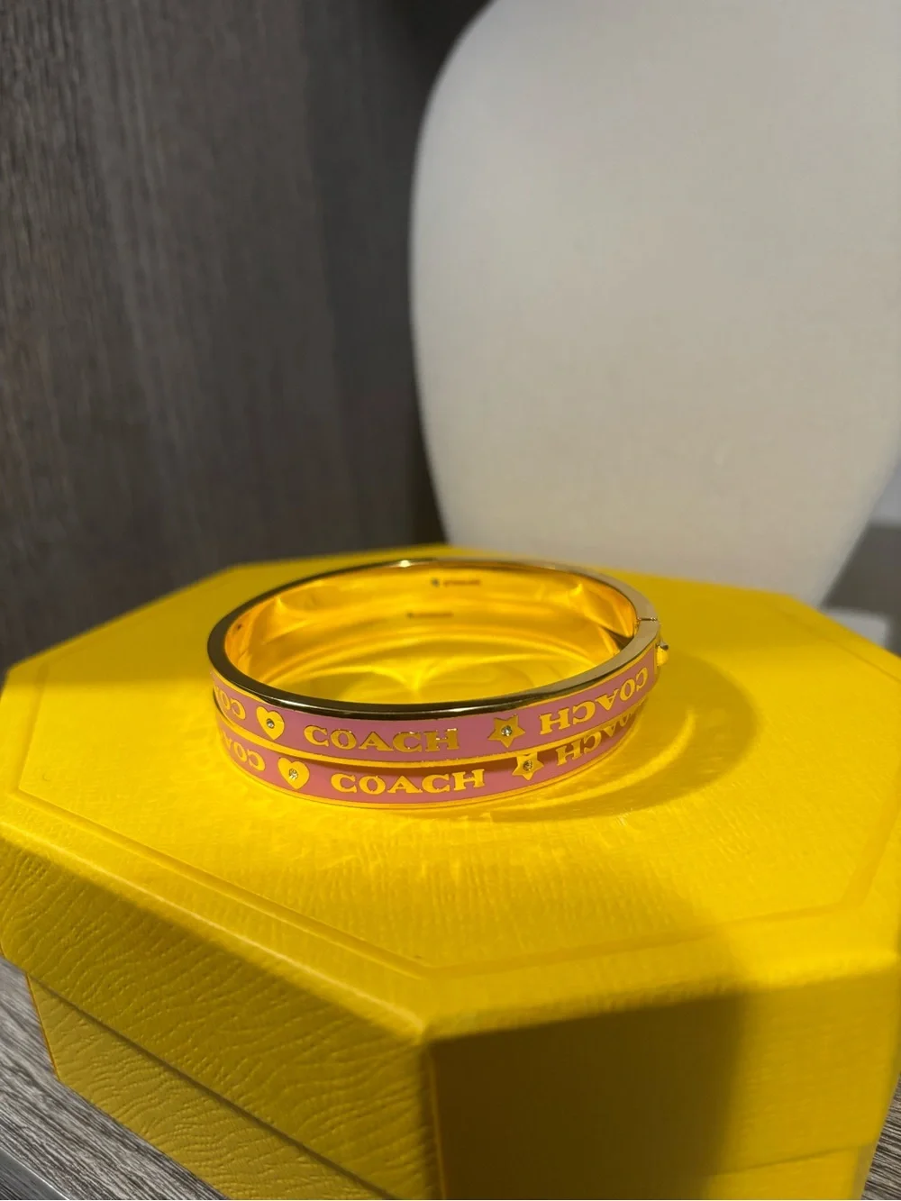 Coach enamel bangle
